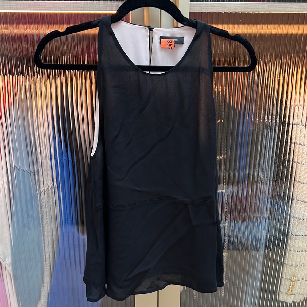 Babaton Black and Nude Top